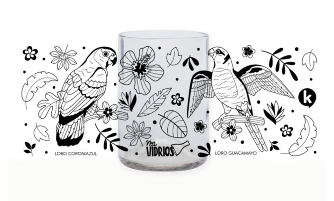 Nos Vidrios Packaging Design by Kropsiland.