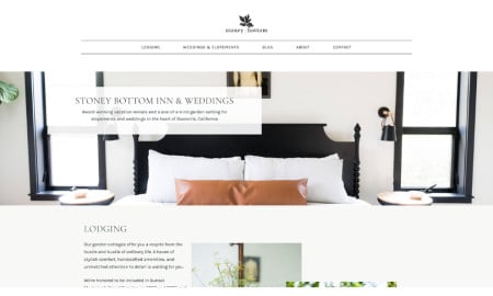 Stoney Bottom Inn & Weddings Website Design by Ricciardi Designs.