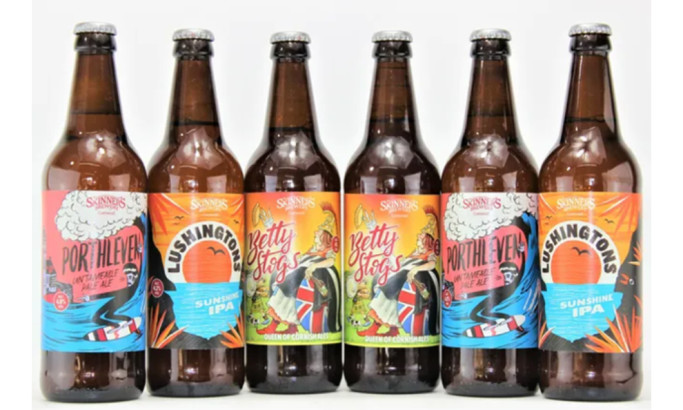 Skinner's Ales Packaging Design