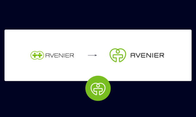 Avenier modernized logo design by 321 Creative Crew s.r.o.