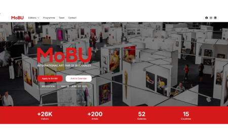 MoBu Home Page website design by Andrei Sandof.