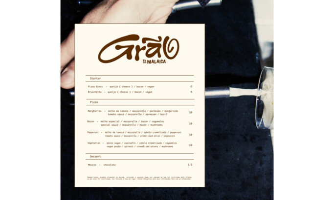 Grão print design by Turma Creative.