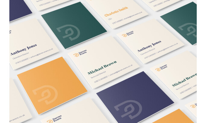 Darren Evans print design by Make Good Design.