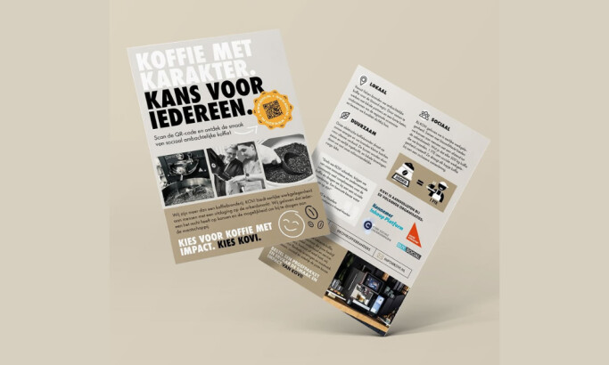 Kovi koffiebranders print design byIntergraphic.