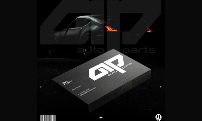 Auto Parts print design by Rendom Designs.