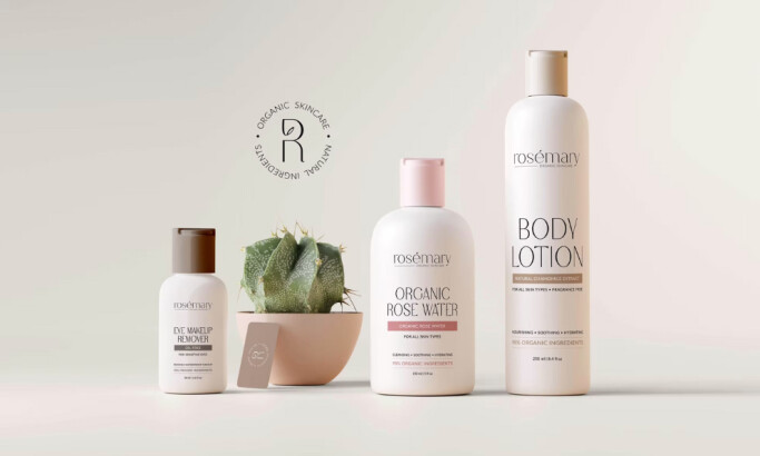Rosemary Organic Natural Skincare packaging design by Zhillmatic.