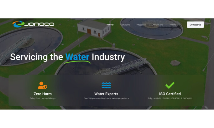 Jonoco Website Design