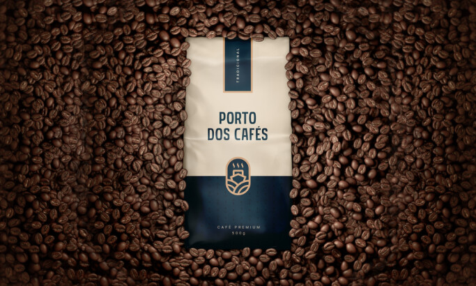 Porto Dos Cafe packaging design by Drop Estudio.