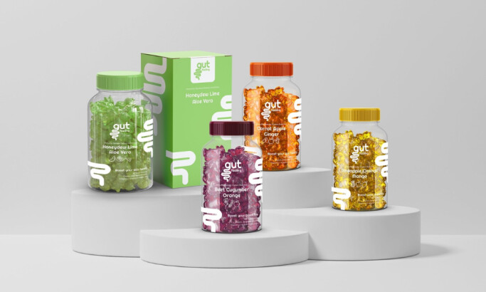 Gut Feeling packaging design by TNT Graphic Design.