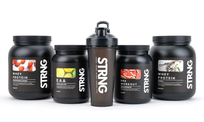 STRING Supplements packaging design by Maya Karampalasi.