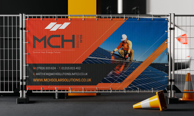 MCH Solar Solutions print design by Marx.