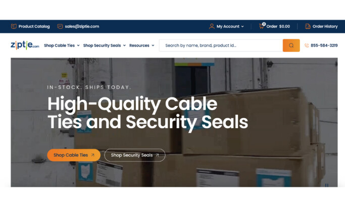 Ziptie Website Design