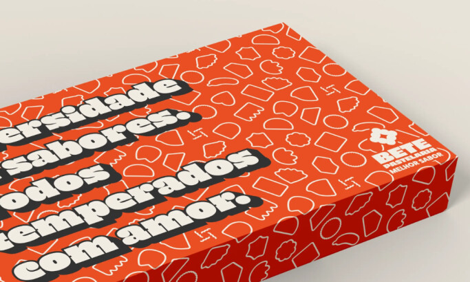 Bete Pastelaria food box by Cheo Studio.