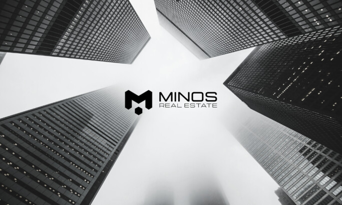 Minos Real Estate logo design by Monark Solutions.
