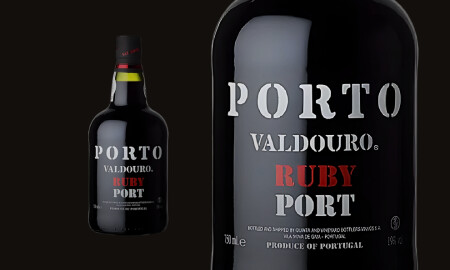 Porto Valdouro Ruby Port Logo Design