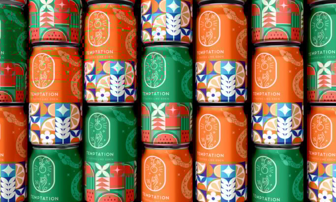 Temptation Juice packaging design by Creative Subs.