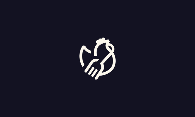 Chick 'n Dip logo design by Coals.