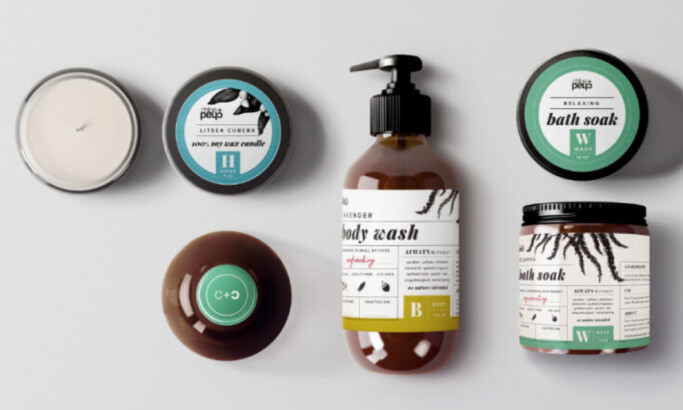 Chloe & Chad packaging design by Gyst Design.