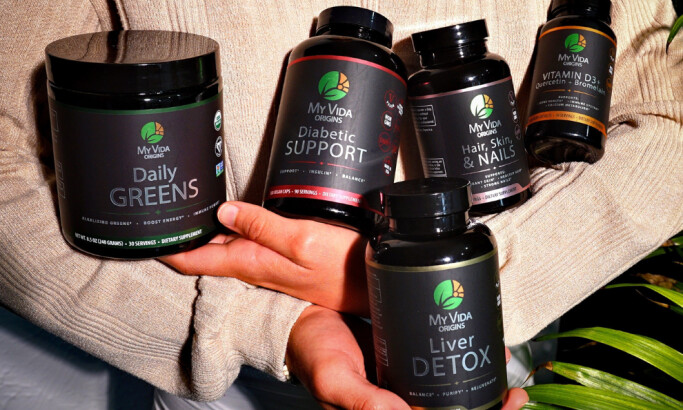 My Vida Origins packaging design by Blanco.