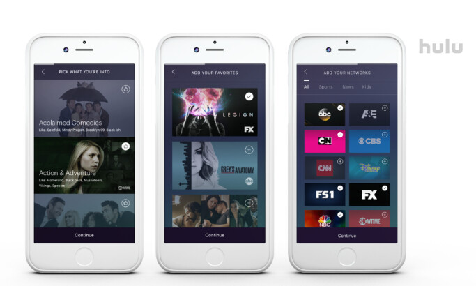 hulu streaming app design