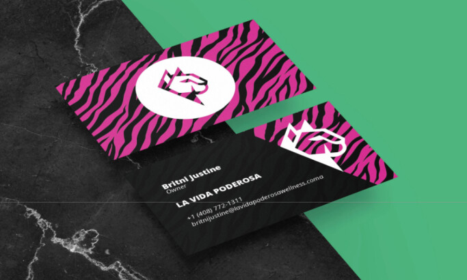 La Vida Poderosa print design by Leyla Ducy.