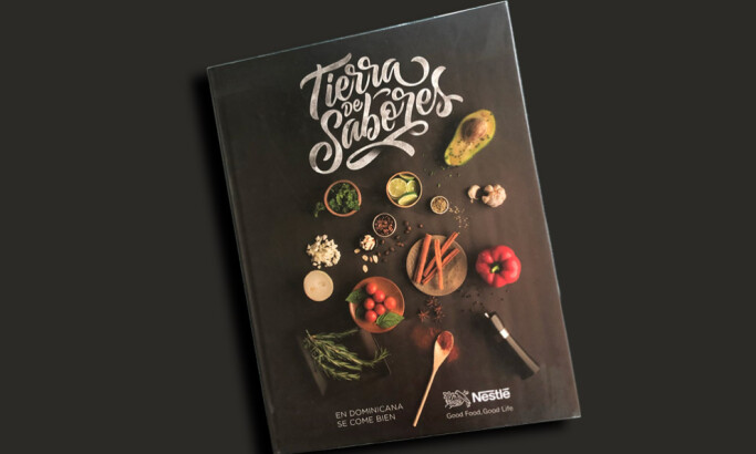 Libro Tierra de Sabores cover design by Republica.