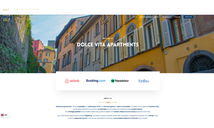 DolceVita Home Page website design by Trep DigitalX.