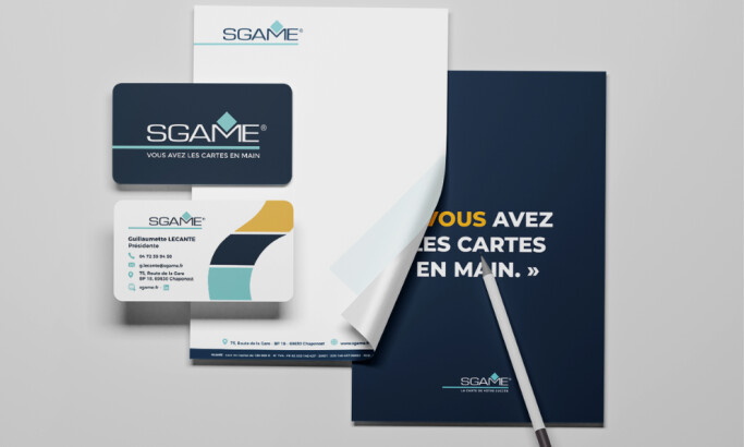Sgame print design by Group Spirale.