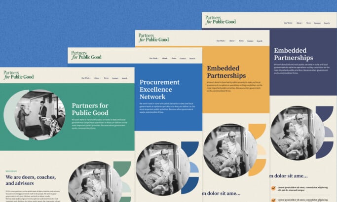 Partners for Public Good Website Design