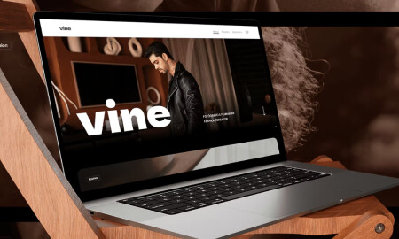 Vine website design by GVL Studio.
