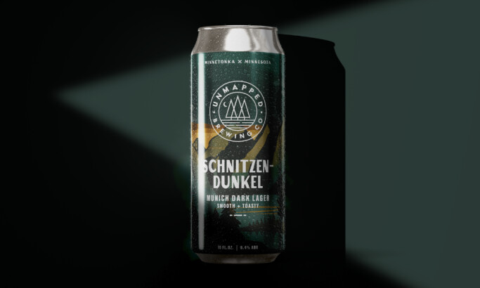 Unmapped Brewing Co packaging design by Liina & Co.
