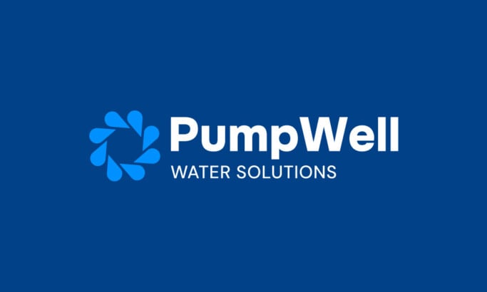 PumpWell Water Solutioons Logo Design