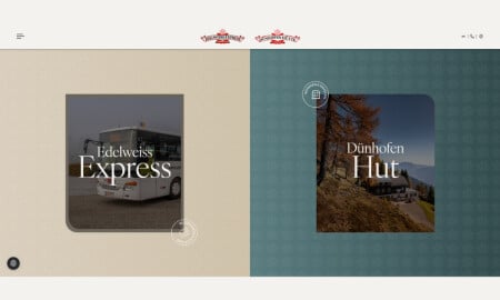 Dünhofenhütte Home Page website design by Artifica Media Solutions.