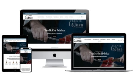 Jamón de Montánchez website design by Creoideas Diseño Web.