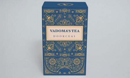 Vadoma's Tea packaging design by Christopher Klaich