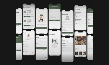 Ooh Rent app design by Innovation Scope.