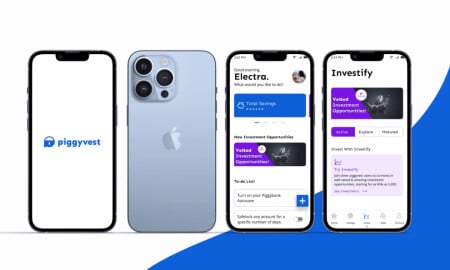 Piggyvest app design by Bamsthetics.