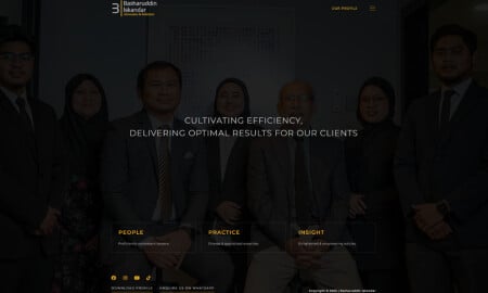 BILAW-Basharuddin Iskandar Home Page website design by SkyDuck.