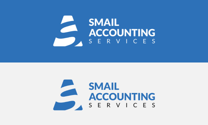 Smail Accounting Services logo design by Hunter Jones Design.
