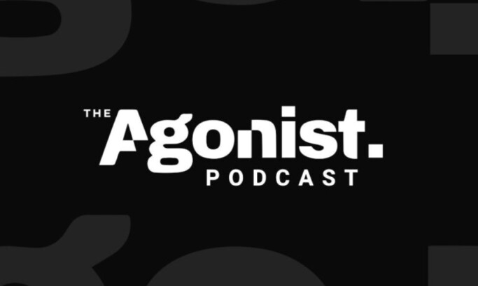 The Agonist logo design by Omnibrand Ltd.