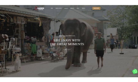 Elepath Lodge website design by Helianthus-AdzinAir.