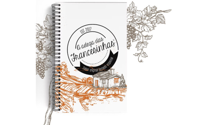 Adega das Francesinhas print design by ONYX.