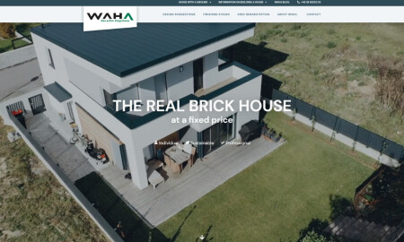 WAHA website design by AS Web Studio.
