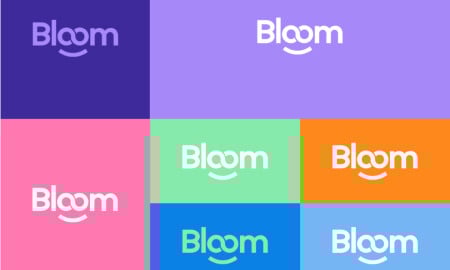 Bloom logo design by Nexa Hub Inc.