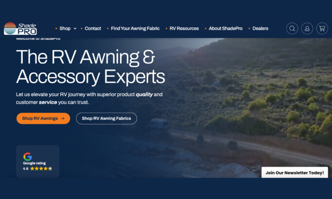 ShadePro Website Design