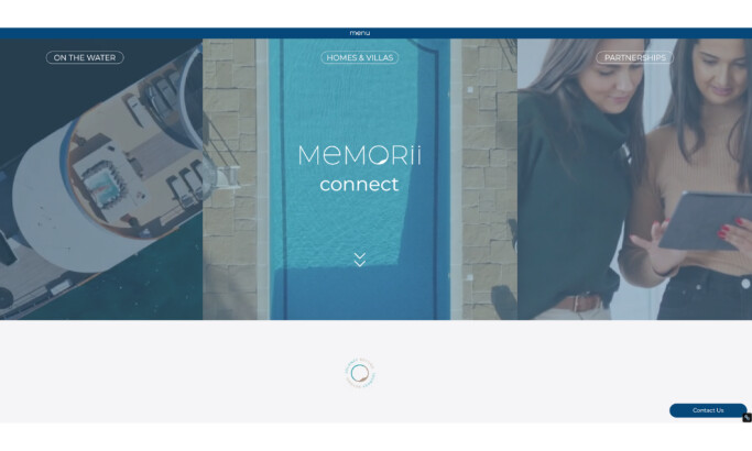 Memorii Journeys LLC website design by TeamTony.
