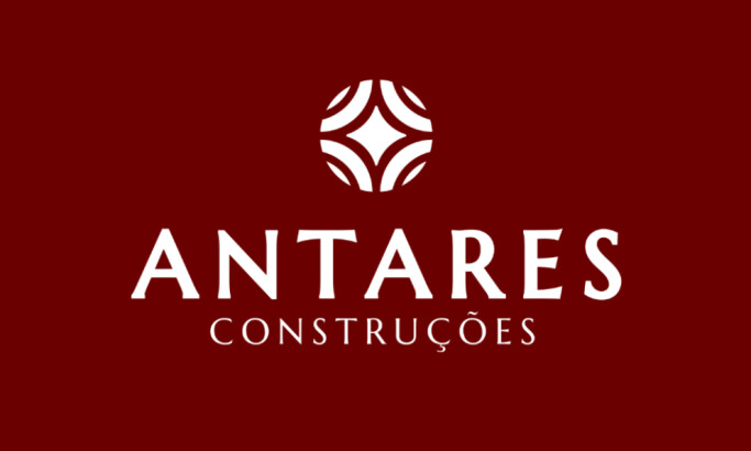 Antares Construções logo design by Estúdio Lari Design.