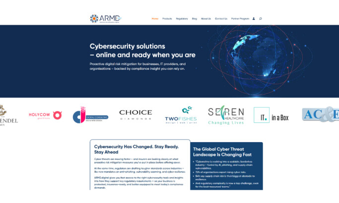 ARMD.digital website design by LightSpeed.