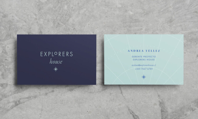 Explorers House print design by Estudio Vicencio.