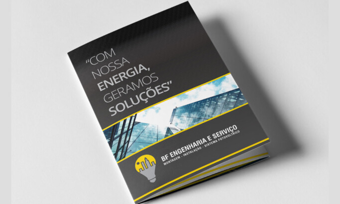 BF Engenharia print design by Estúdio Naki.